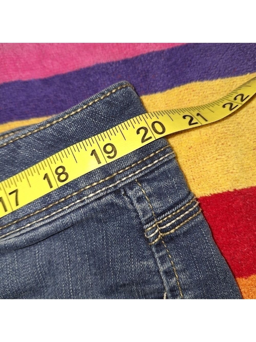 Angels Brand Blue Denim Curvy Skinny Jeans Size 20 - Picture 5 of 6